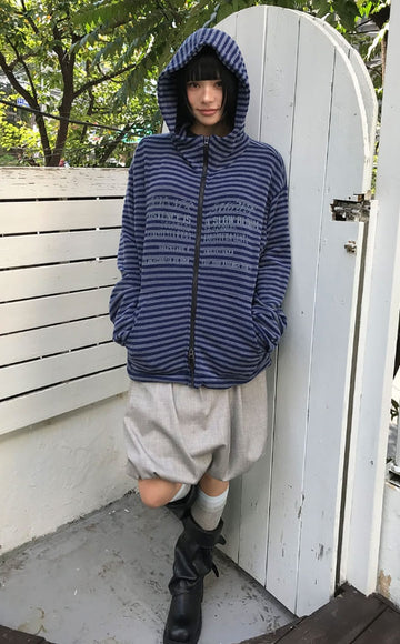 (WOOL) VOLUME TUCK SKIRT